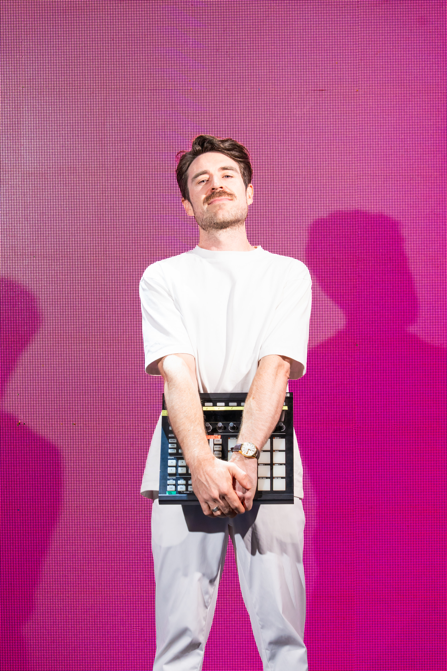 Portrait of Andy O'Neil performing as a musician